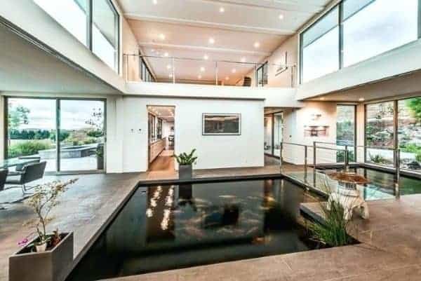 indoor koi pond