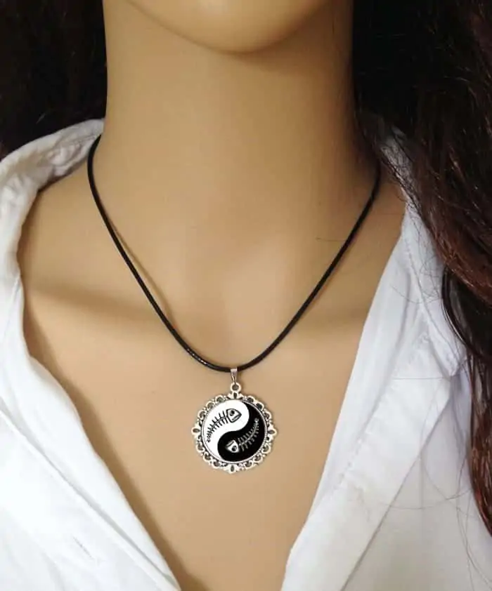 koi fish yin yang koi fish pendant