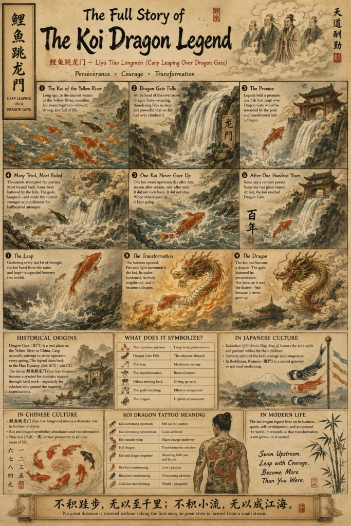 Koi Dragon Legend: The Full Story of the Koi Fish That Became a Dragon 1