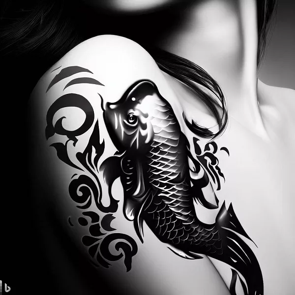 40 Tribal Fish Tattoo Clip Art Illustrations RoyaltyFree Vector Graphics   Clip Art  iStock