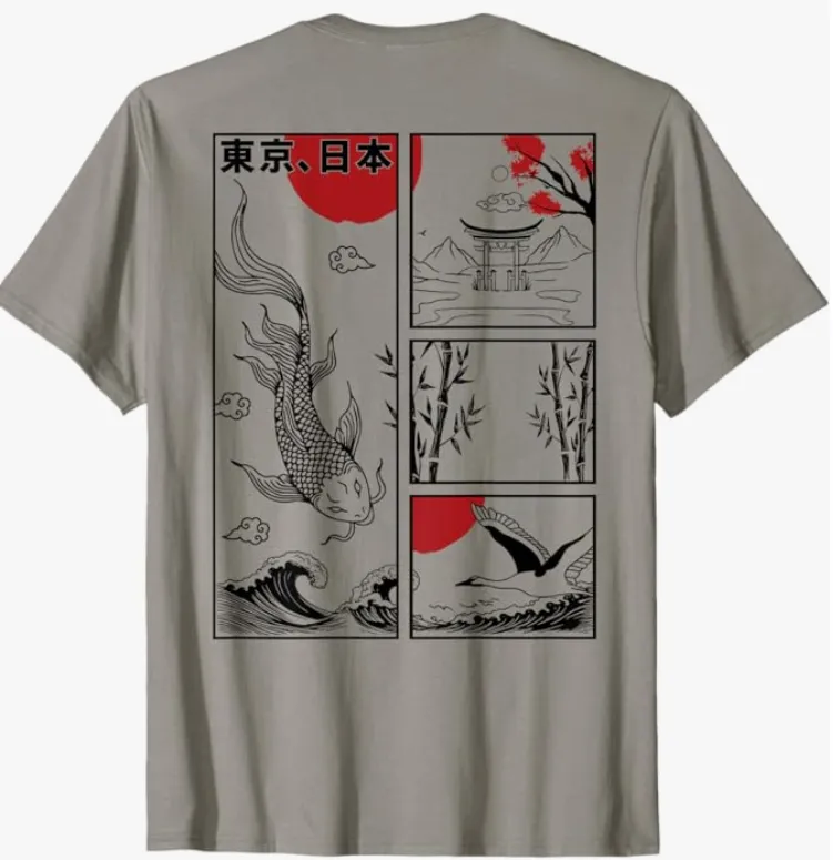 koi fish tee