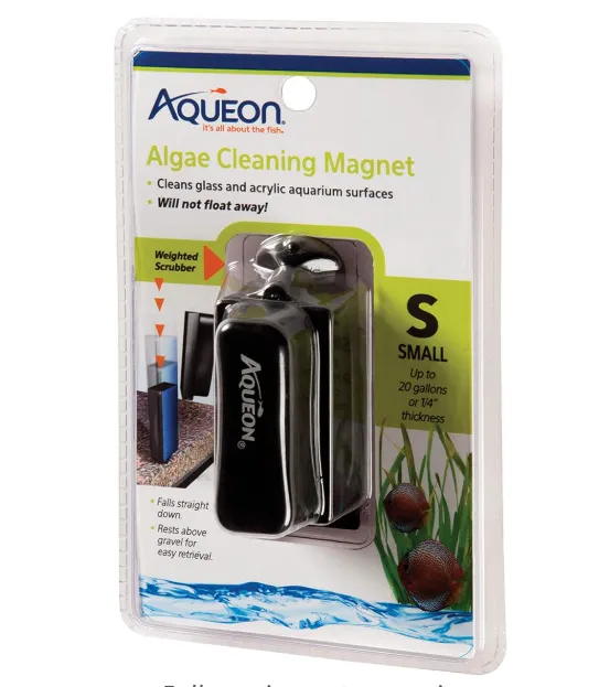 Aqueon Aquarium Algae Cleaning Magnets Glass/Acrylic, Small, Black