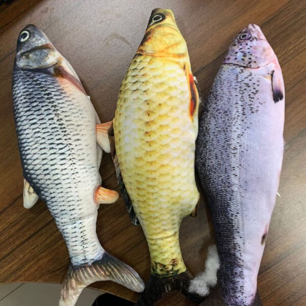 Limited Stock! Electric Jumping Fish Toy – Engaging Playtime for Your Cat (No Catnip Version) - Image 5