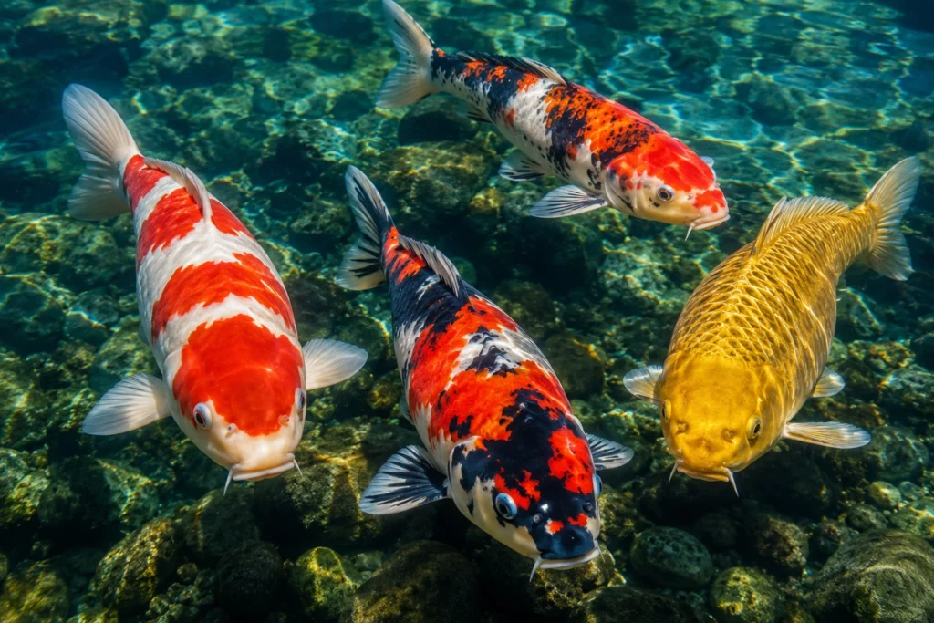 koi fish stocking guide pond