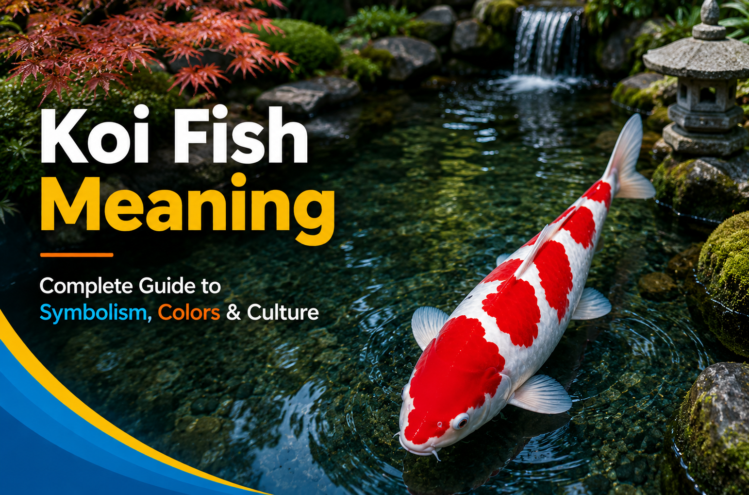 koi fish meaning complete guide to symbolism colors and cultural significance