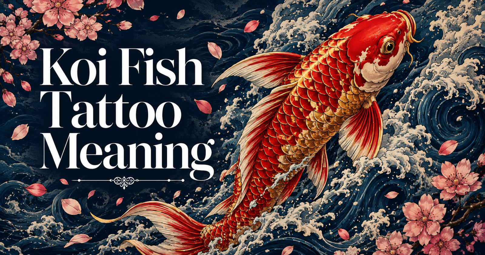 Koi Fish Tattoo Meaning — Complete Guide koi fish tattoo meaning complete guide color direction placement design