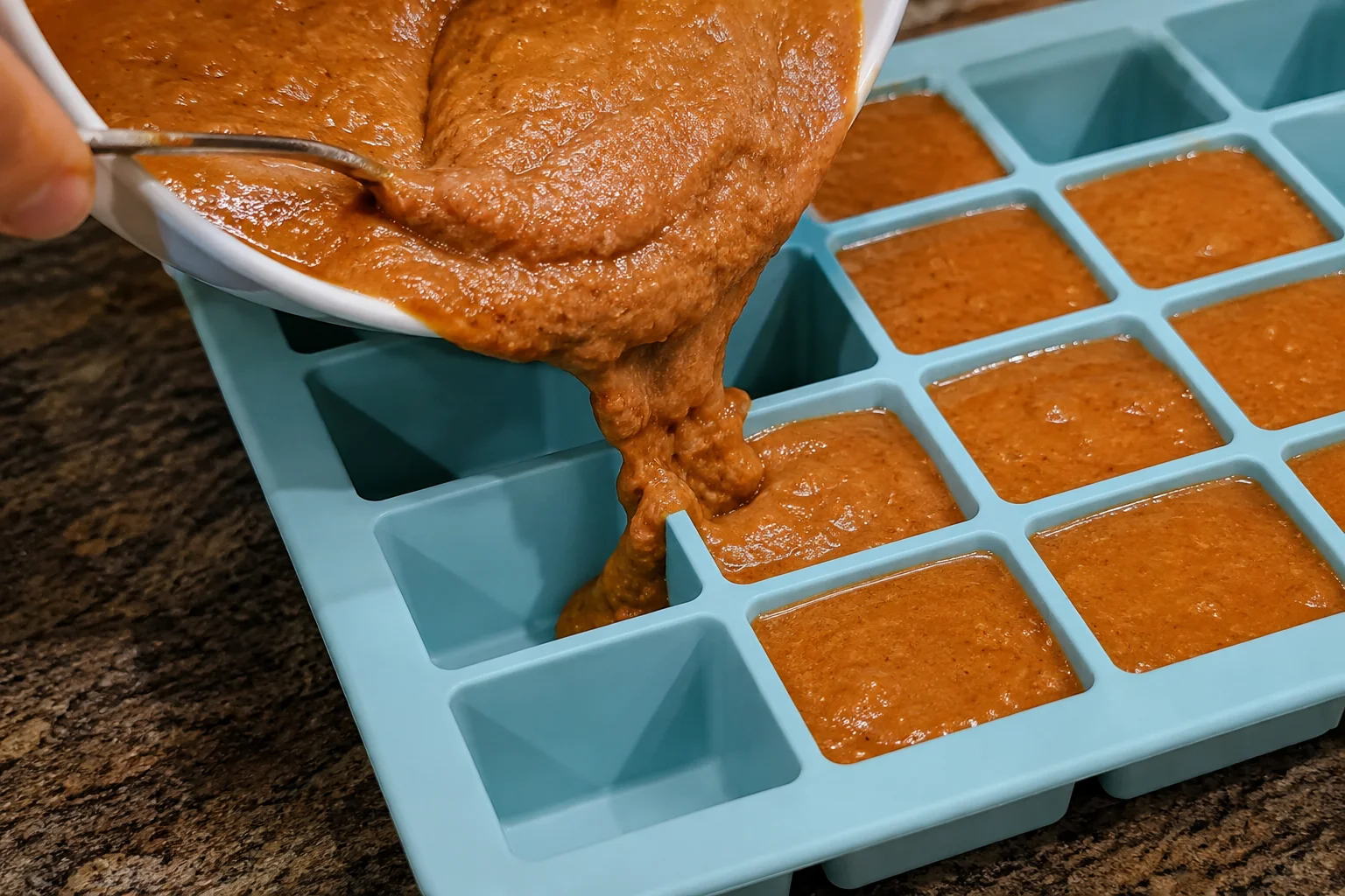 How to Make DIY Koi Food: Recipes, Protein Targets & Seasonal Feeding 15 koi food portioning into ice cube tray